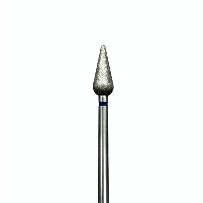 Diamond e-file nail drill bits 5mm -Cone, medium grit, electric file nail drill bits for Russian manicure