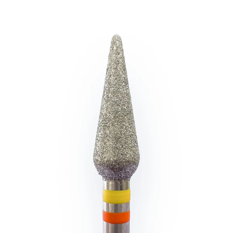 TWIN Diamant Bit Tropfen fein (rot-gelb) in Größen: 4,0mm bis 5,0mm von KMIZ