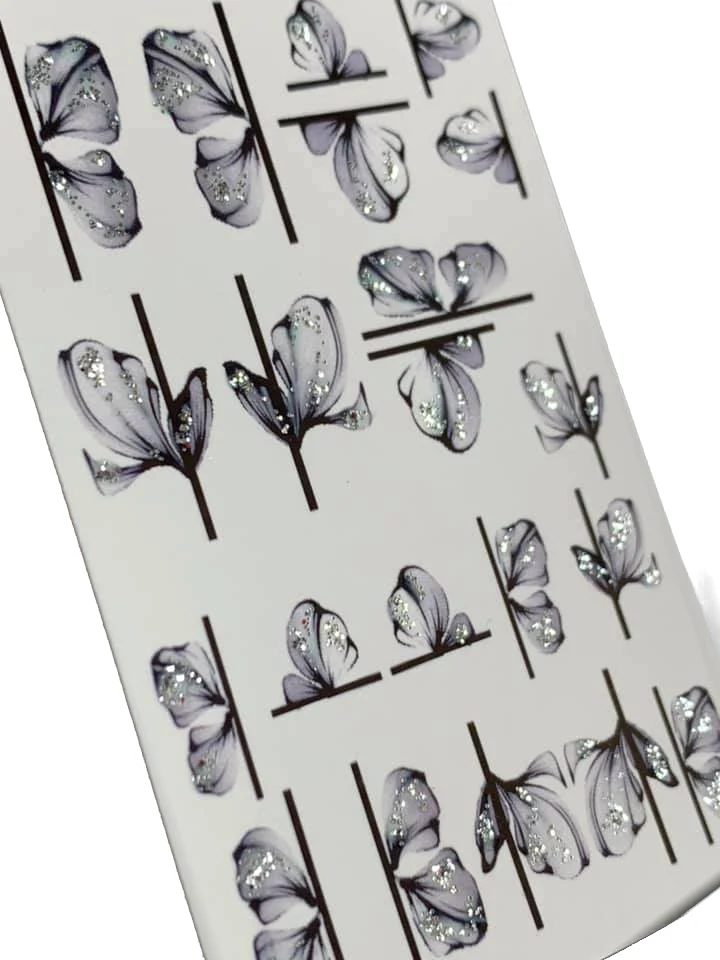 INKVICTUS flower nail decals / sliders 5279