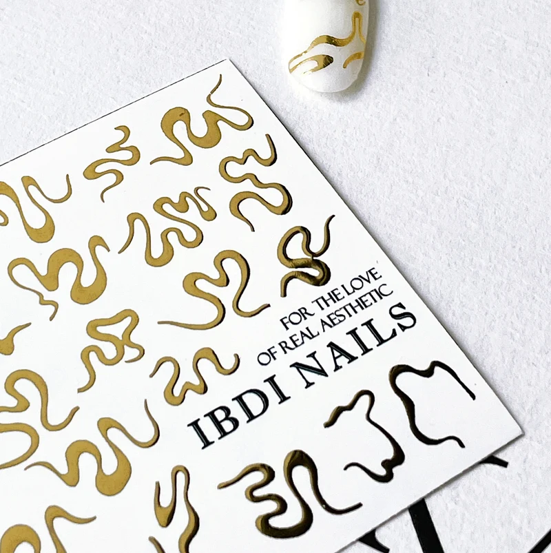 IBDI Abstract nail decals / sliders #Air foil 37