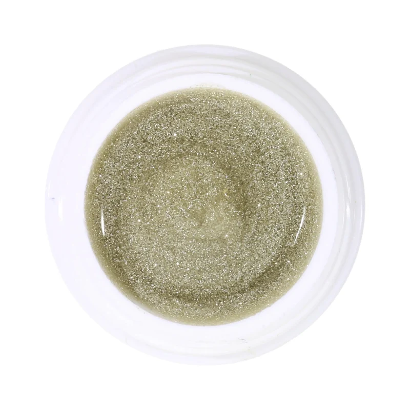 #048 Premium-GLITTER Color Gel 5ml Transparent mit kräftigem Silber-/Grau-Glitter