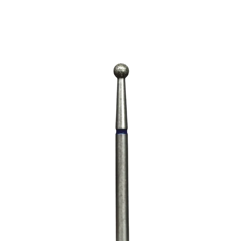 Diamond e-file nail drill bits 3.0mm -Ball, medium grit, electric file nail drill bits for Russian manicure