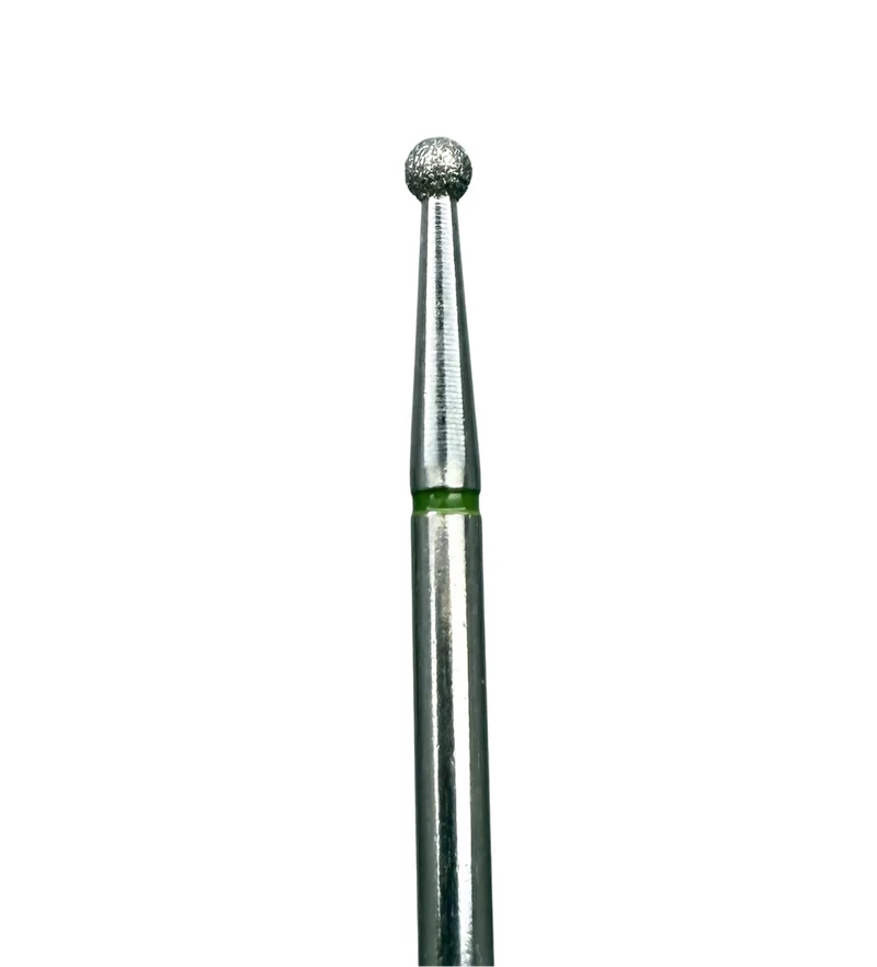Diamond e-file nail drill bits 2.3mm - ball, coarse grit, Russian manicure nail drill bits, cuticle cutter