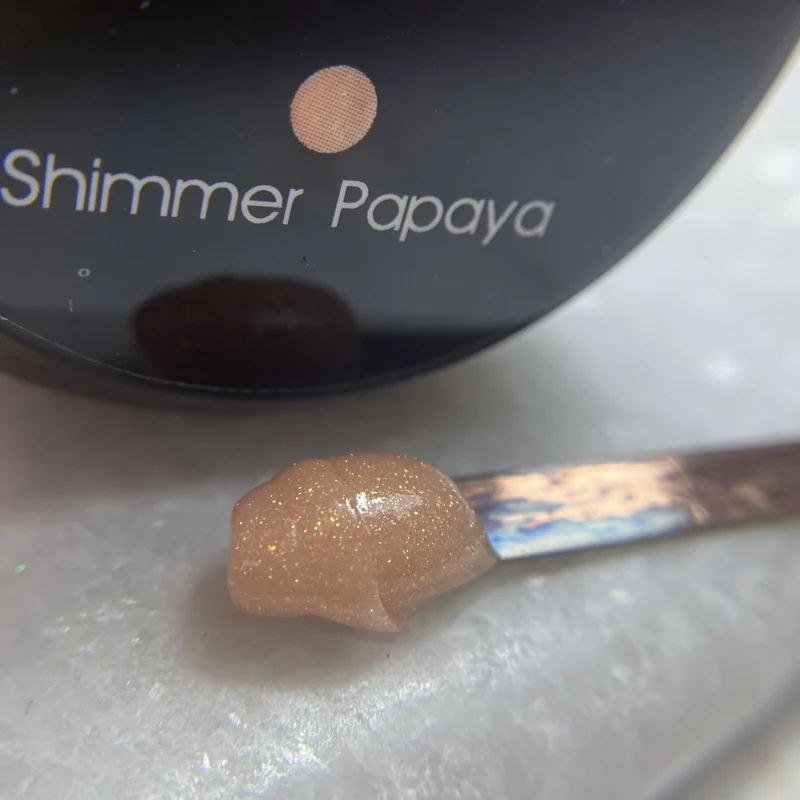 Soak-Off Acrylgel 15ml Tiegel – "Shimmer Papaya" von Trendnails (TPO/HEMA-free)