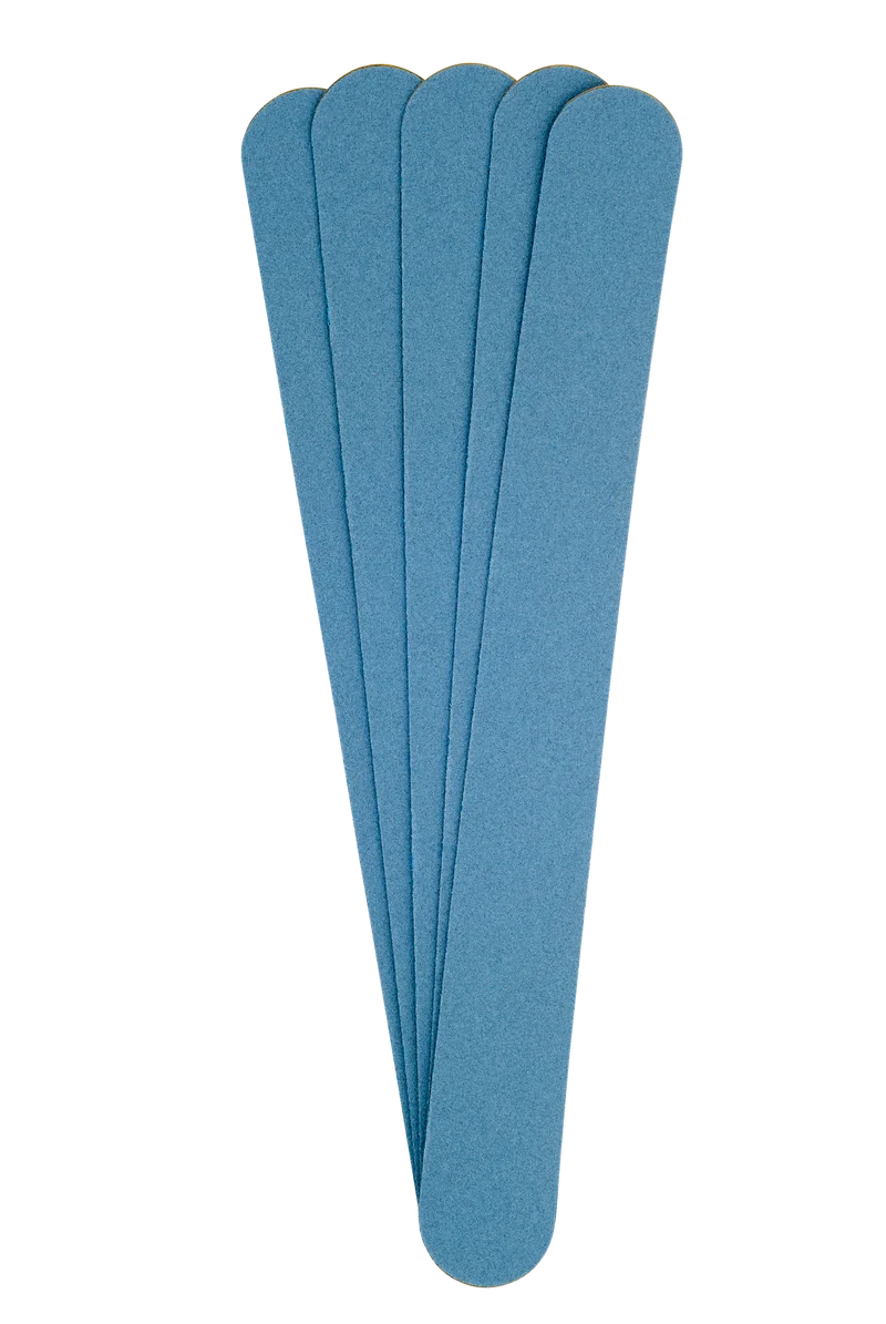 STALEKS PRO Reusable file 50 pack, Straight, Padded back 100, 150, 180, 240 grit, base required, manicure nail tools