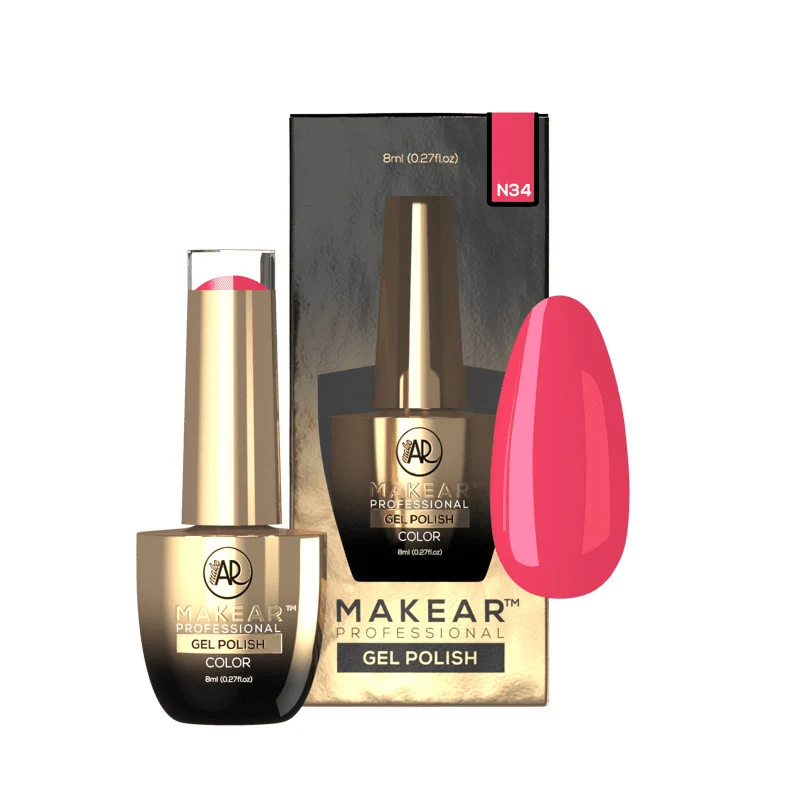 34 Neon - UV Nagellack ohne Hema 8ml MAKEAR