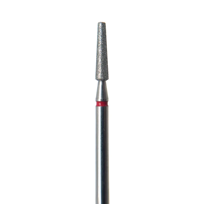 Diamond e-file nail drill bits 2.5mm - cone, soft grit, Russian manicure nail drill bits, cuticle cutter