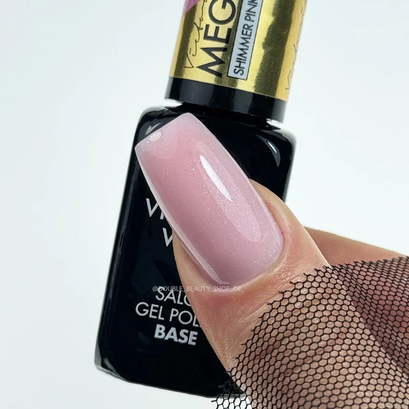 SHIMMER PINK — Mega Base (Rubber Base coat) 8 ml VICTORIA VYNN