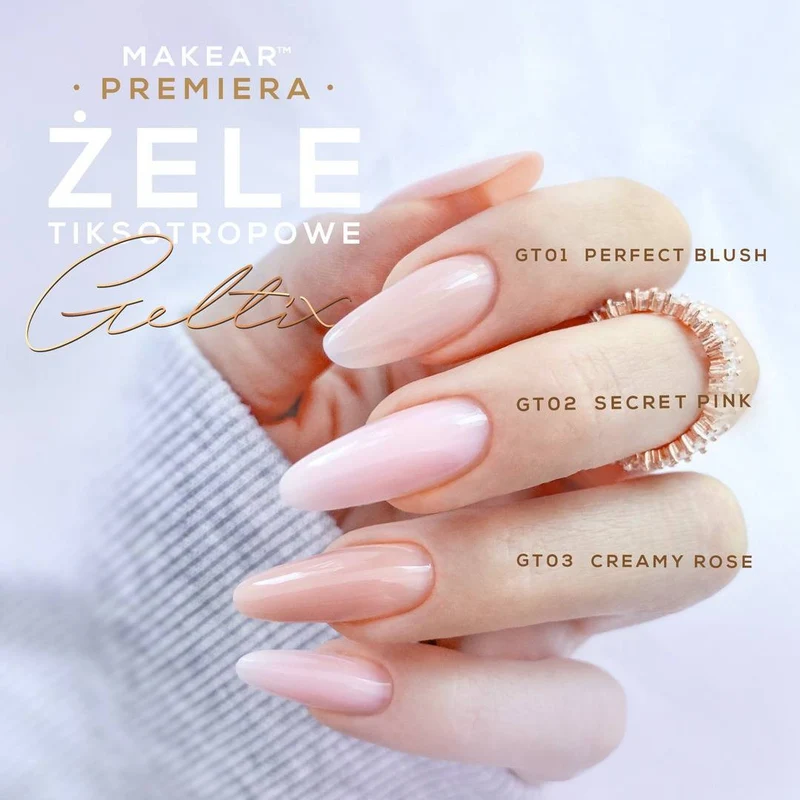 Perfect Blush - NO FILE GELTIX (15ml, 50ml) MAKEAR