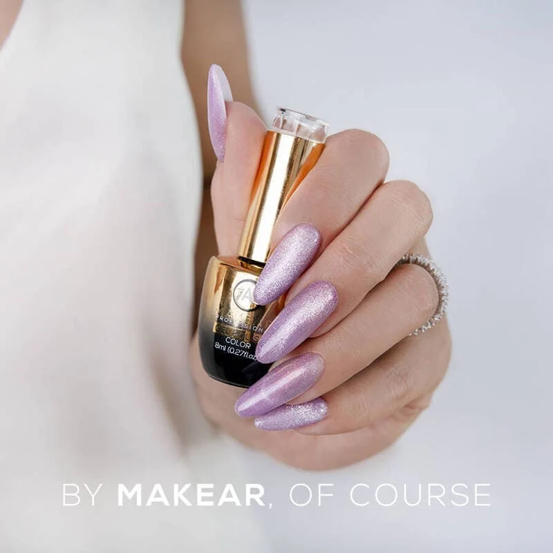 Paris Midnight - UV Nagellack Cat Eye GLOW IN THE DARK ohne Hema 8ml MAKEAR