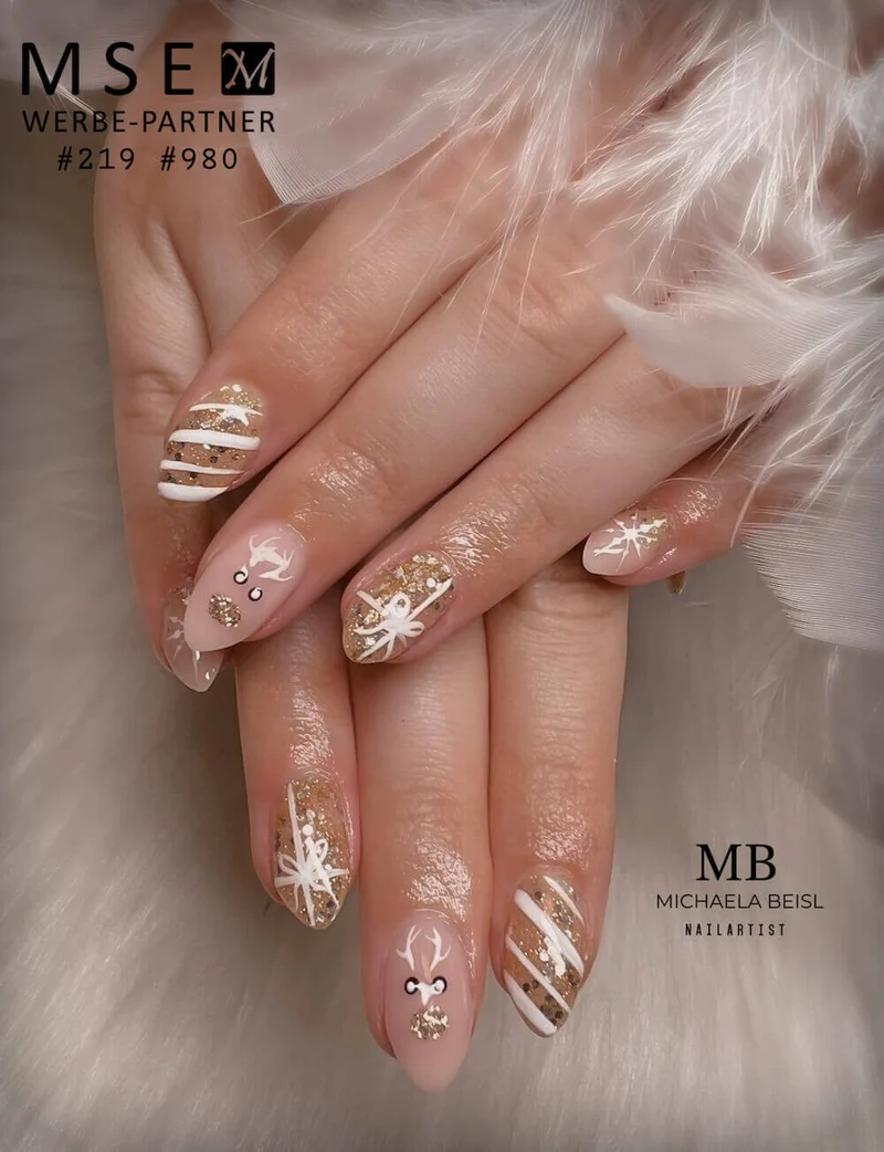 #219 Premium-GLITTER Color Gel 5ml Bronze aus einem raffinierten Gemisch aus feinen und groben Glitterpartikeln