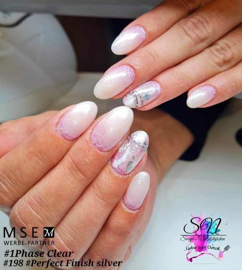 #198 Premium-EFFEKT Color Gel 5ml Helles Fliederrosa mit ausgeprägtem Silbereffekt