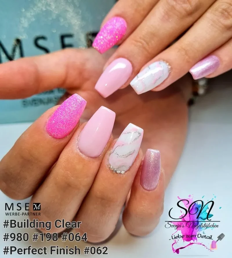 #198 Premium-EFFEKT Color Gel 5ml Helles Fliederrosa mit ausgeprägtem Silbereffekt