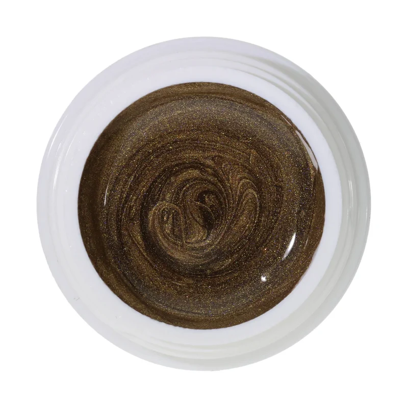 #034 Premium-EFFEKT Color Gel 5ml Goldmetallic mit braunem Unterton