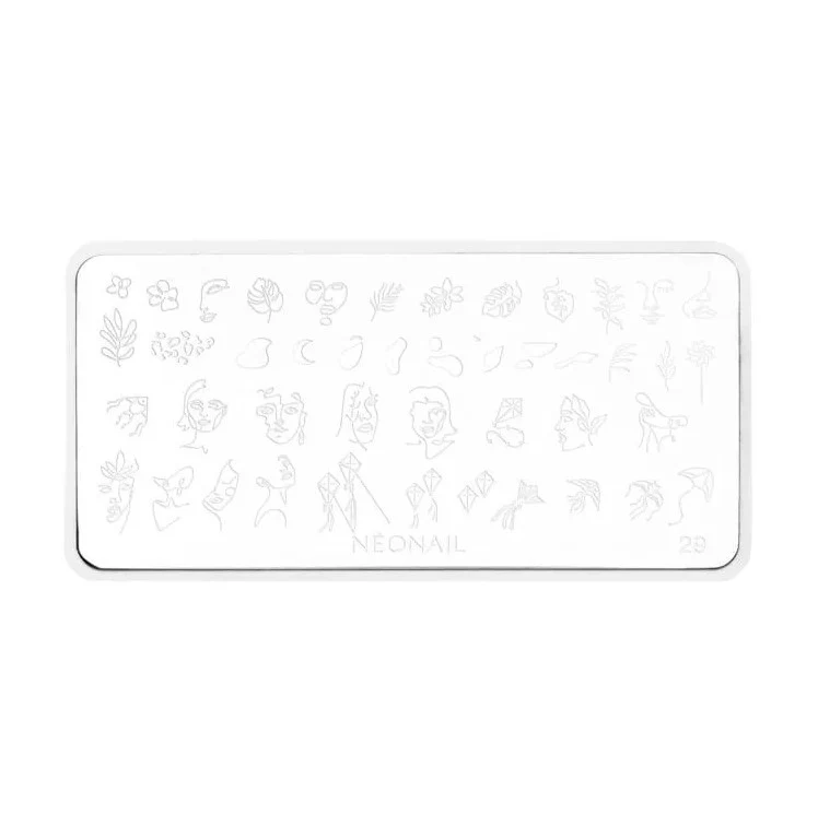 Stamping Schablone 29 Neonail