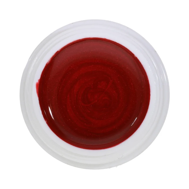 #155 Premium-EFFEKT Color Gel 5ml Klassisches Rot mit rotem Perl