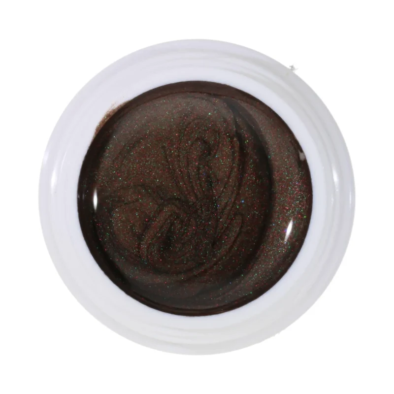 #021 Premium-EFFEKT Color Gel 5ml Klassisches Braun mit grün/rotem Perlglanz