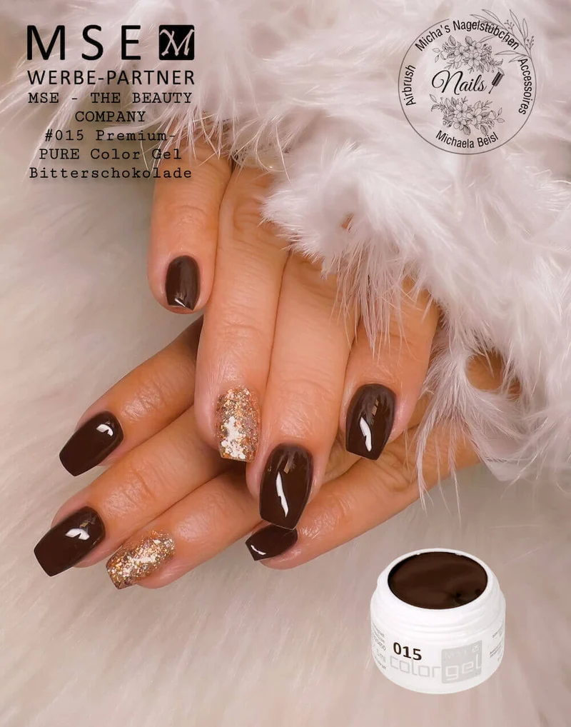 #015 Premium-PURE Color Gel 5ml Bitterschokolade