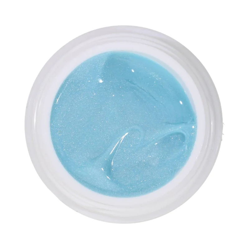 #014 Premium-EFFEKT Color Gel 5ml Mintgrün mit feinem Silberperlglanz