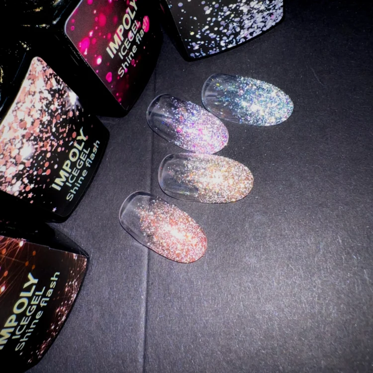 ICEGEL Shine flash gel polish 1297-1300