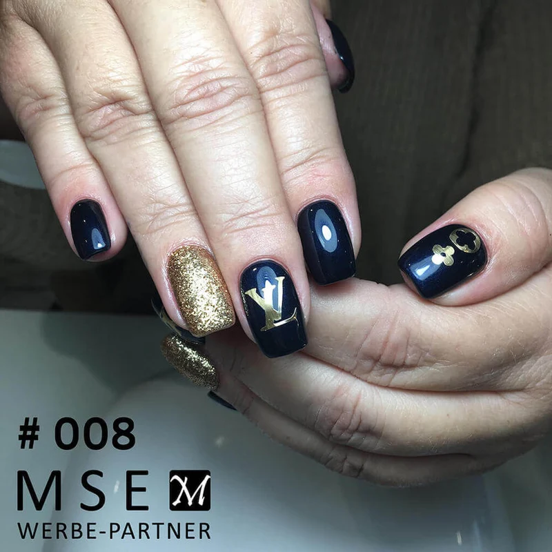 #008 Premium-EFFEKT Color Gel 5ml Schwarzblau mit dezentem Perlglanz