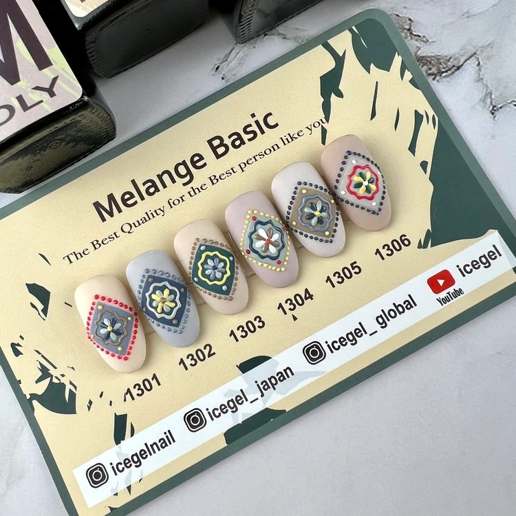 ICEGEL Melange Basic gel polish 1301-1306