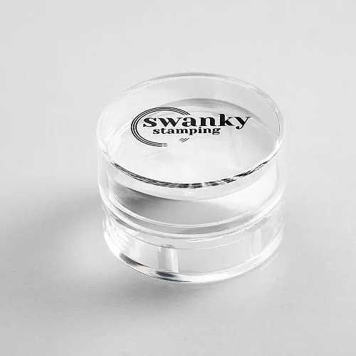 Swanky Stamping round mini stamp