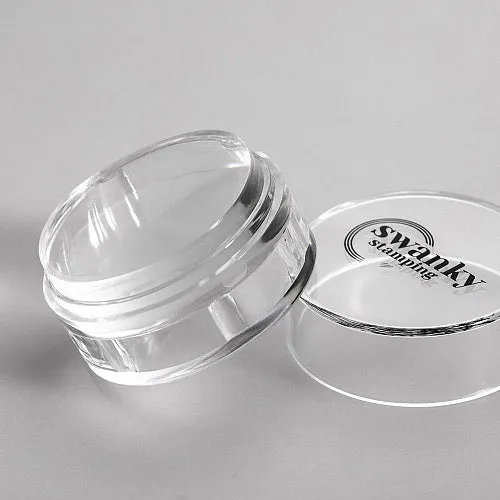 Swanky Stamping round mini stamp
