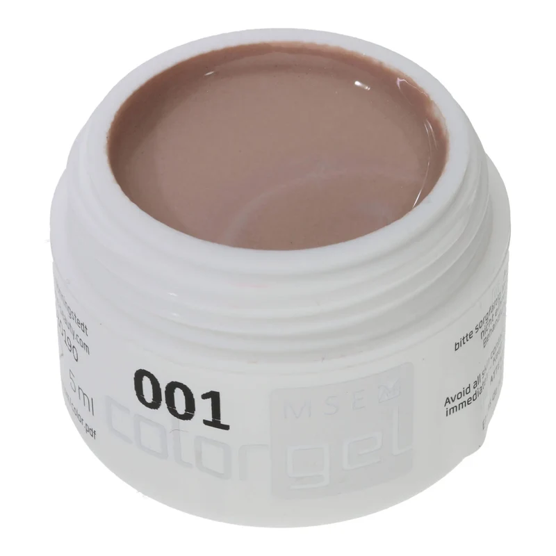 #0001 EFFEKT Farbgel - Color Gel 5ml Kaschmir Nude