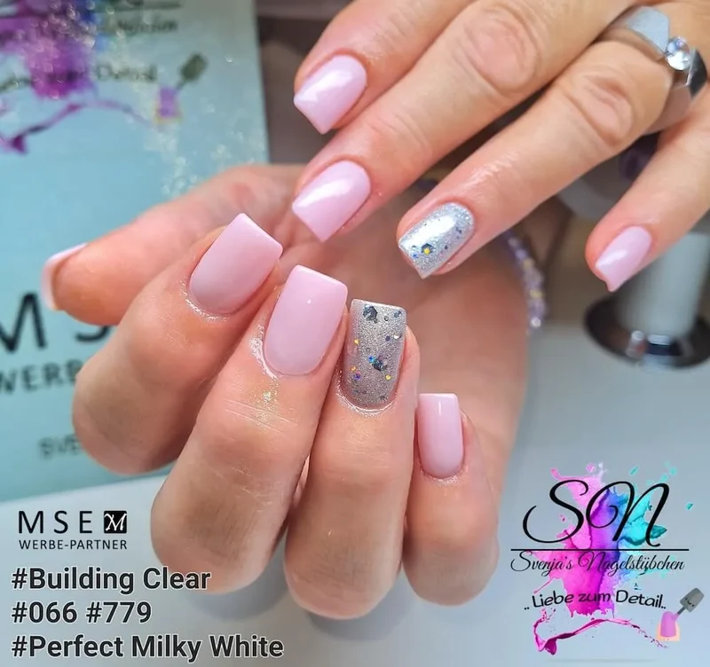 MSE Perfect FINISH Hochglanz Gel milky white 15ml Non Sticky