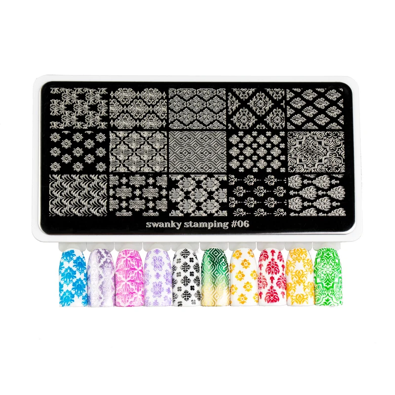 Swanky Stamping Pattern nail stamping plates 06