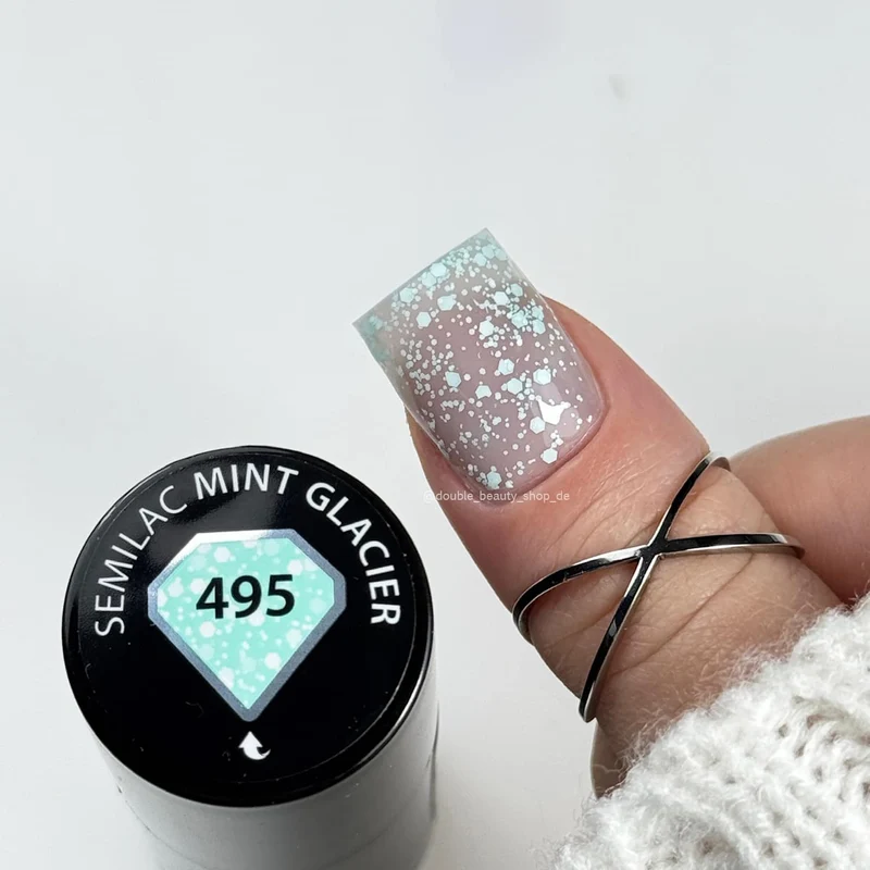 495 Mint Glacier - UV Nagellack 7ml Semilac