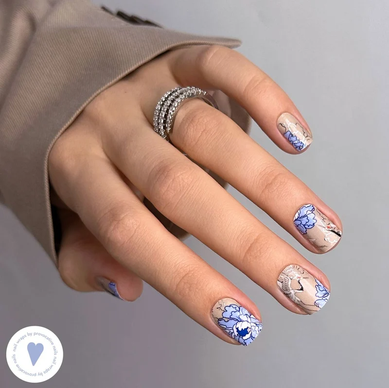 Nagelfolie Crane - Nail Wraps by Provocative Nails