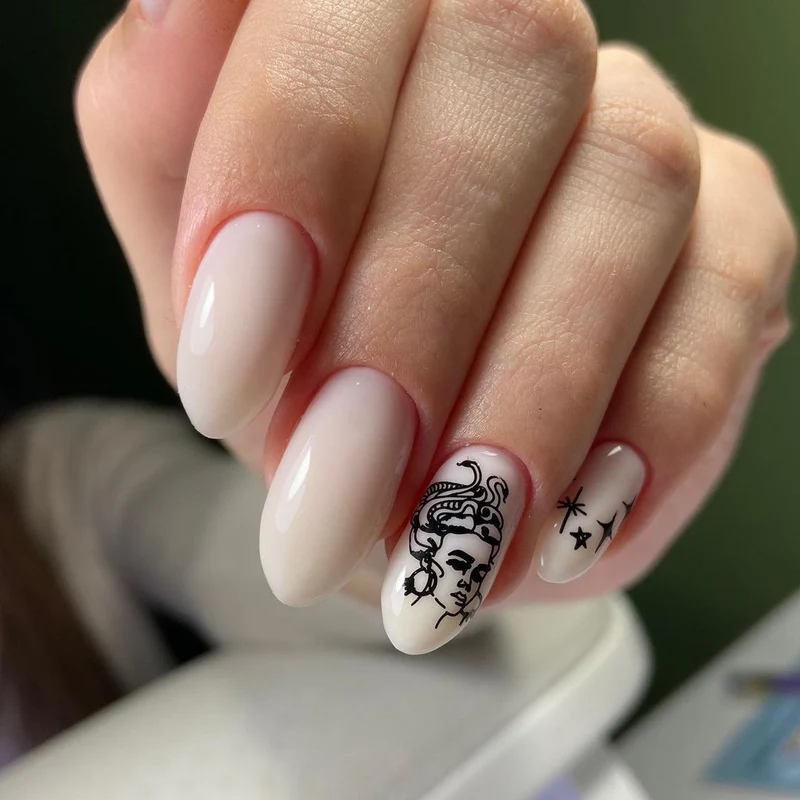 Swanky Stamping Snake nail stamping plates 096