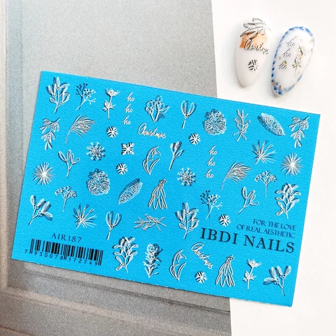 IBDI Pinecone nail decals / sliders #Air 187
