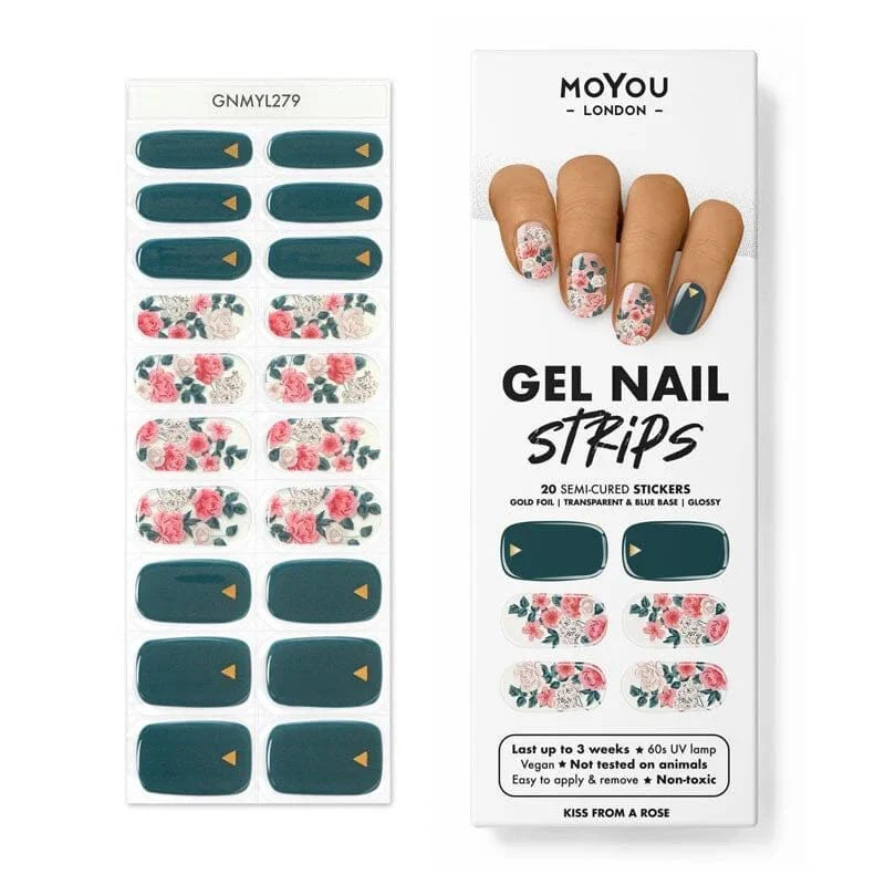 KISS FROM A ROSE - Gel Nail Strip (Gel Wraps) MoYou London