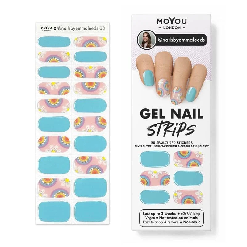 03 NAILSBYEMMALEEDS - Gel Nail Strip (Gel Wraps) MoYou London