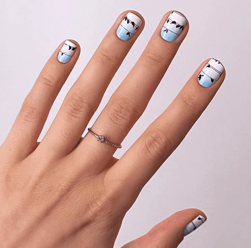 Nagelfolie March - Nail Wraps by Provocative Nails