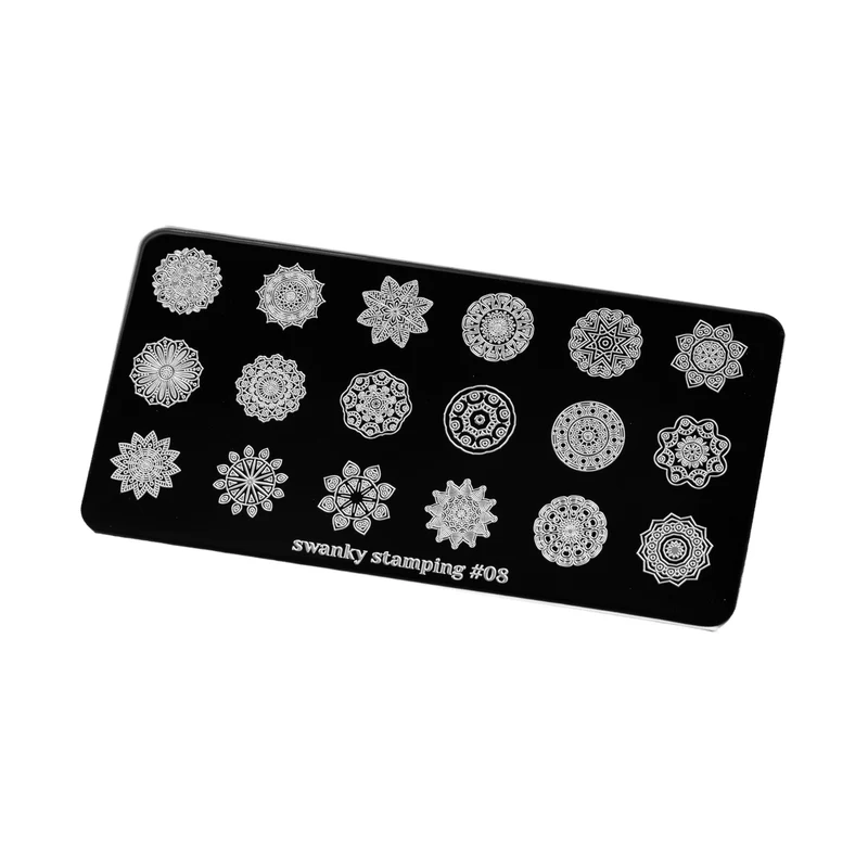 Swanky Stamping pattern nail stamping plates 008