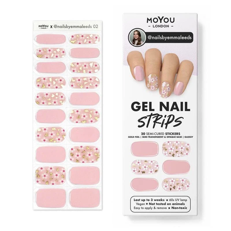 02 NAILSBYEMMALEEDS - Gel Nail Strip (Gel Wraps) MoYou London