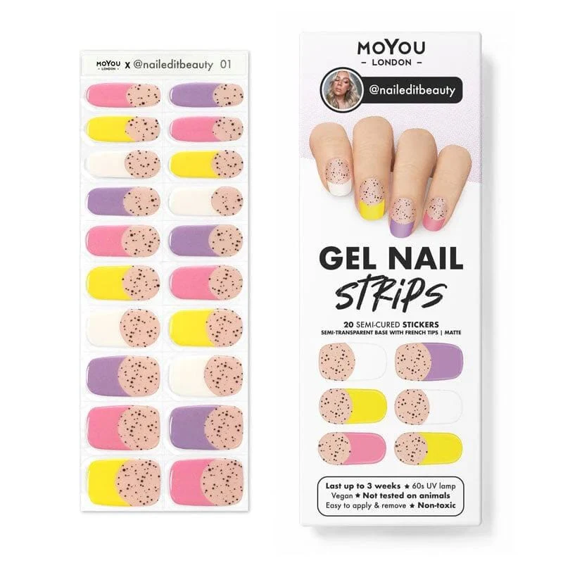 01 NAILEDITBEAUTY - Gel Nail Strip (Gel Wraps) MoYou London