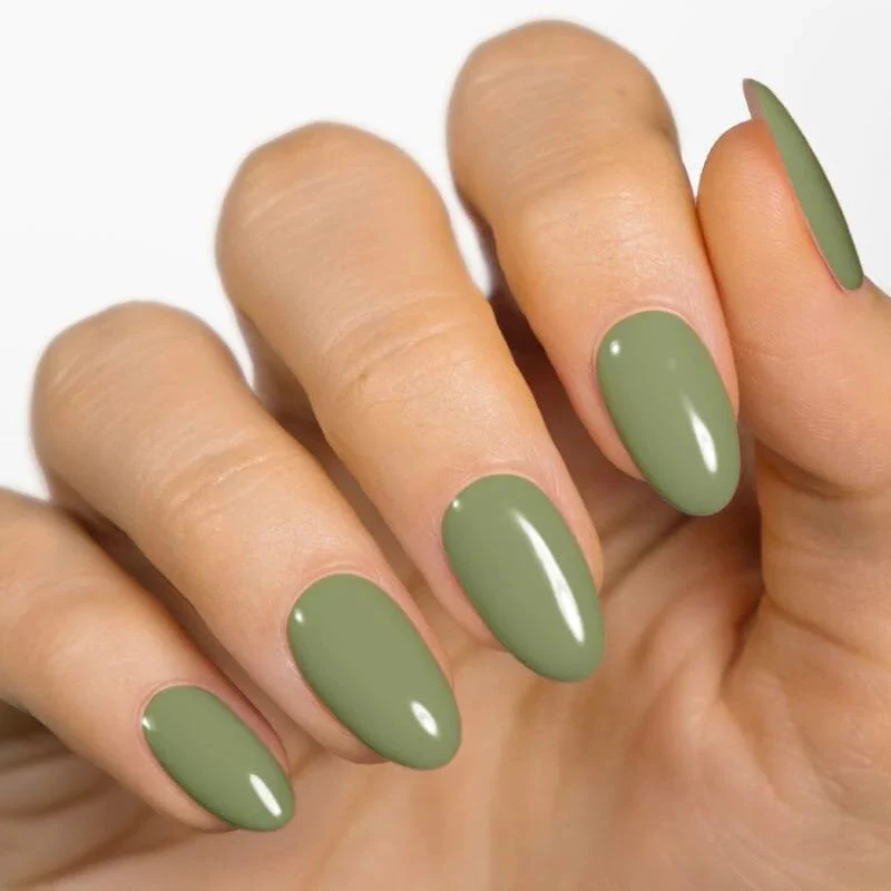 OLIVE GREEN - Gel Nail Strip (Gel Wraps) MoYou London