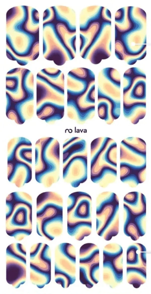 Nagelfolie Lava - Nail Wraps by Provocative Nails