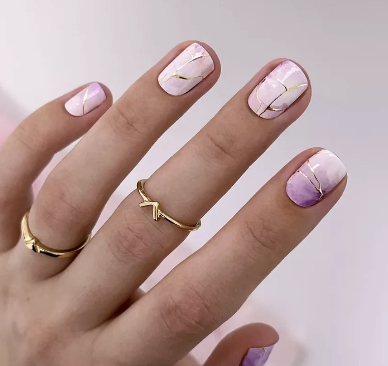 Nagelfolie Cloudy marble - Nail Wraps by Provocative Nails
