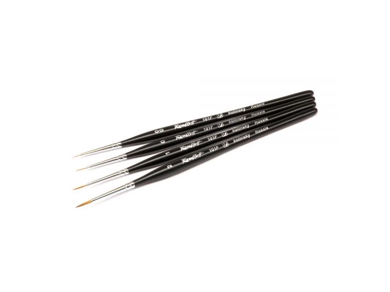 Pinsel für Nageldesign Kolinsky 101F Größe 00/0/1