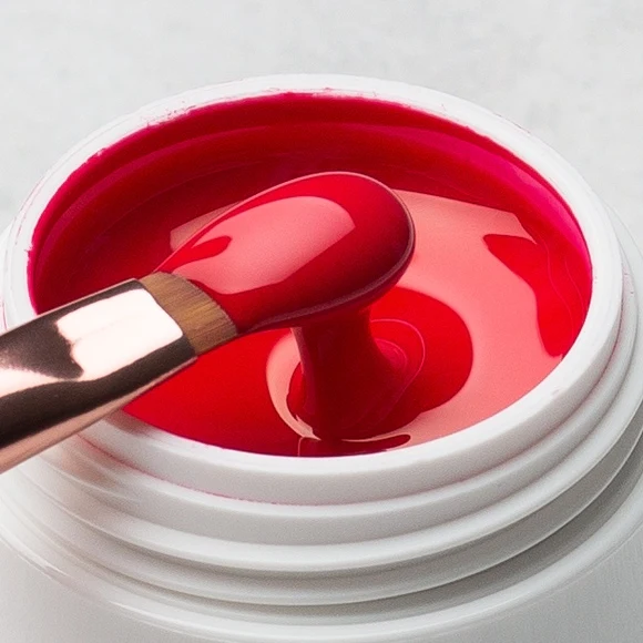 Nailart Farbgel "Sweet Red" (ohne Schwitzschicht) von Love My Nails (TPO-free)