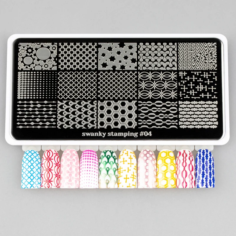 Swanky Stamping pattern nail stamping plates 004