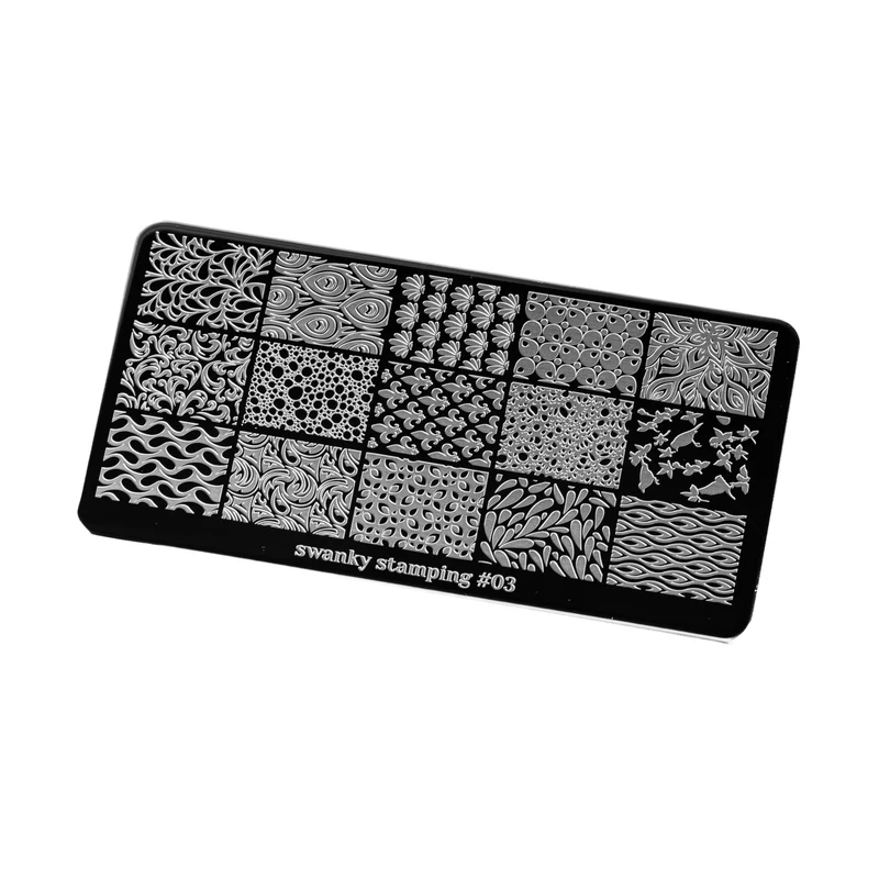 Swanky Stamping pattern nail stamping plates 003