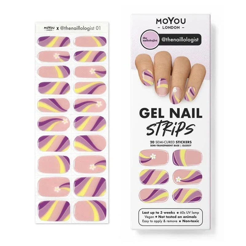 01 THENAILLOLOGIST - Gel Nail Strip (Gel Wraps) MoYou London