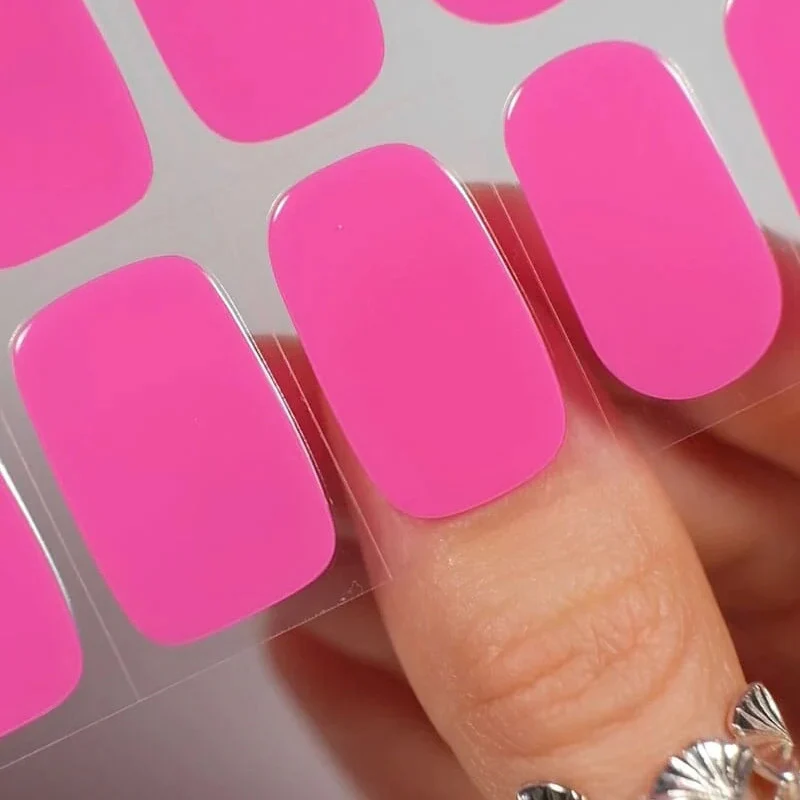 PINK - Gel Nail Strip (Gel Wraps) MoYou London